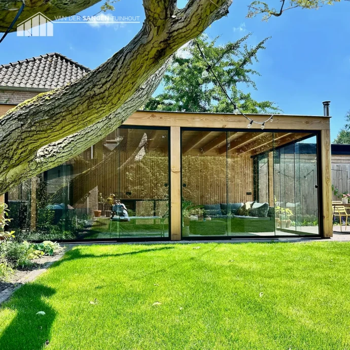 Van der Sangen Tuinhout Overkapping