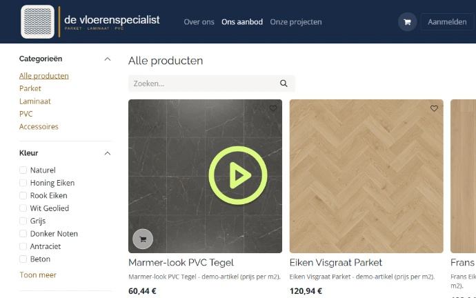 Video voor E-commerce
